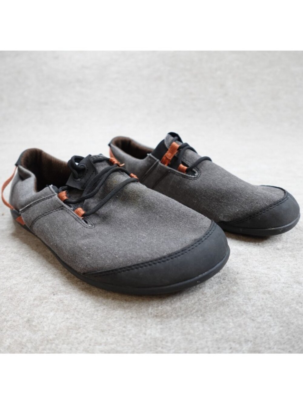 XERO Sneakers Mens 10.5 Gray Solid Canvas Hana - Picture 3 of 10